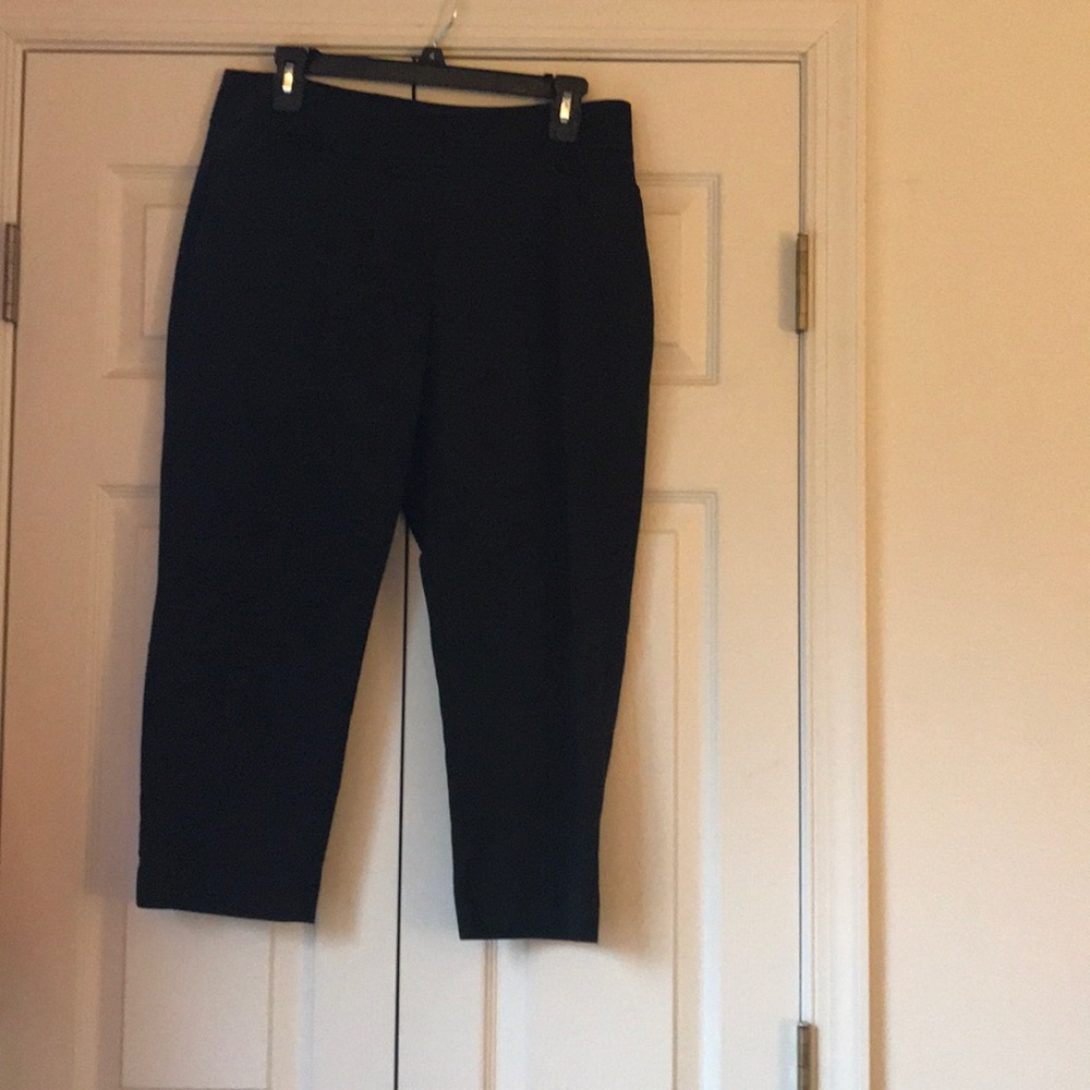 Black dress capris- size 10